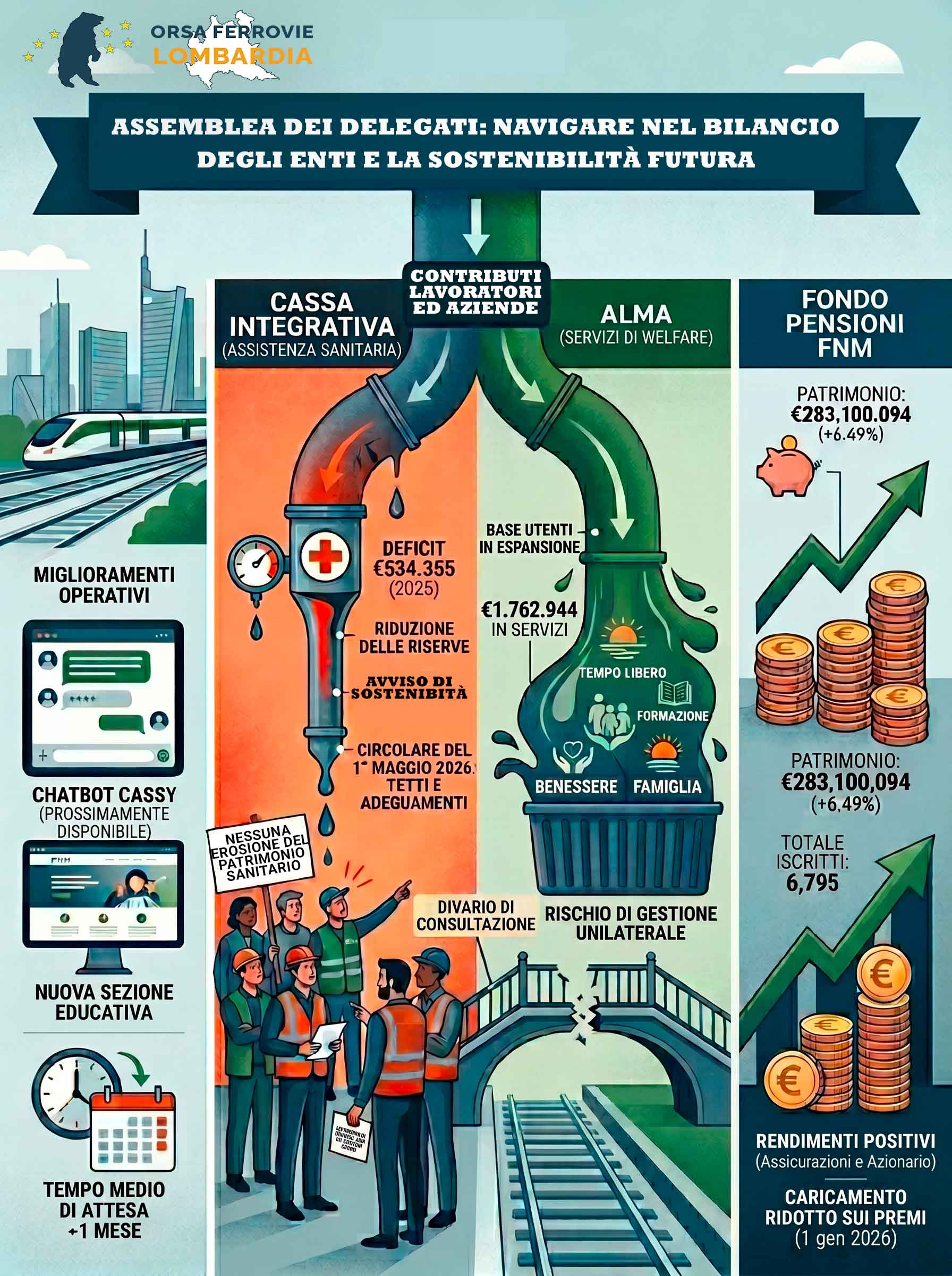 Informativa: CASSA INTEGRATIVA – ALMA – FONDO PENSIONE FNM