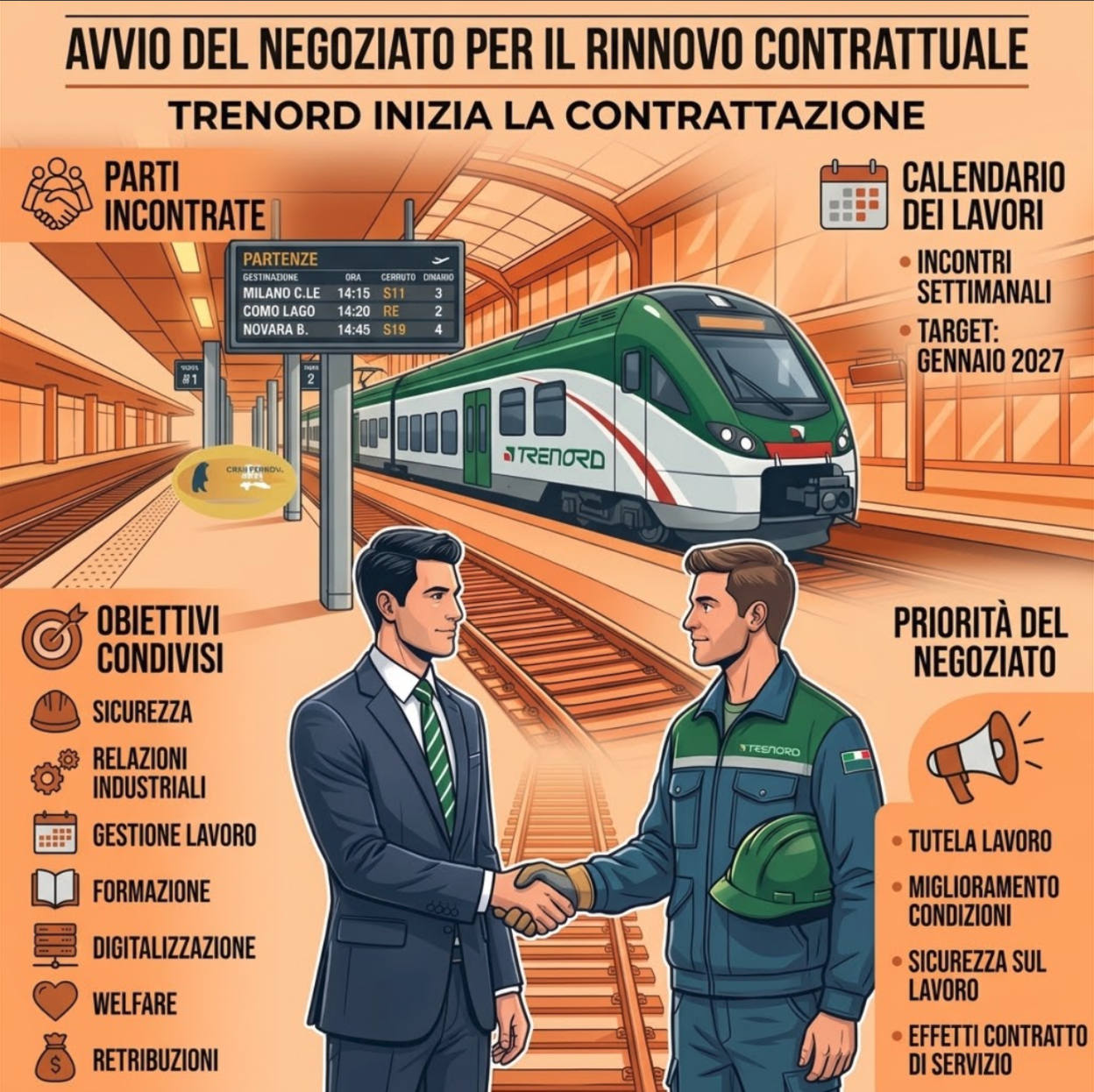 Rinnovo Contratto Trenord