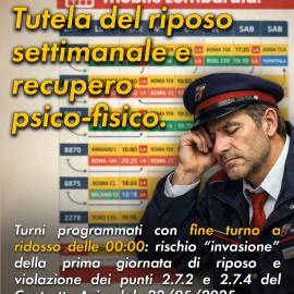 Trenitalia - Riposo Settimanale